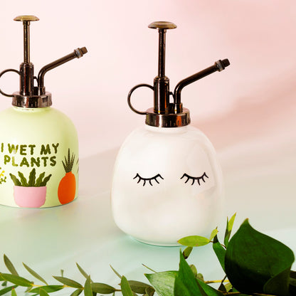 Eyes Shut Ceramic Plant Mister