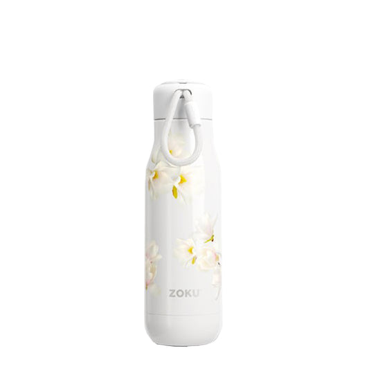 thinKitchen™ Zoku Vintage Magnolia Stainless Steel Bottle, 500ml