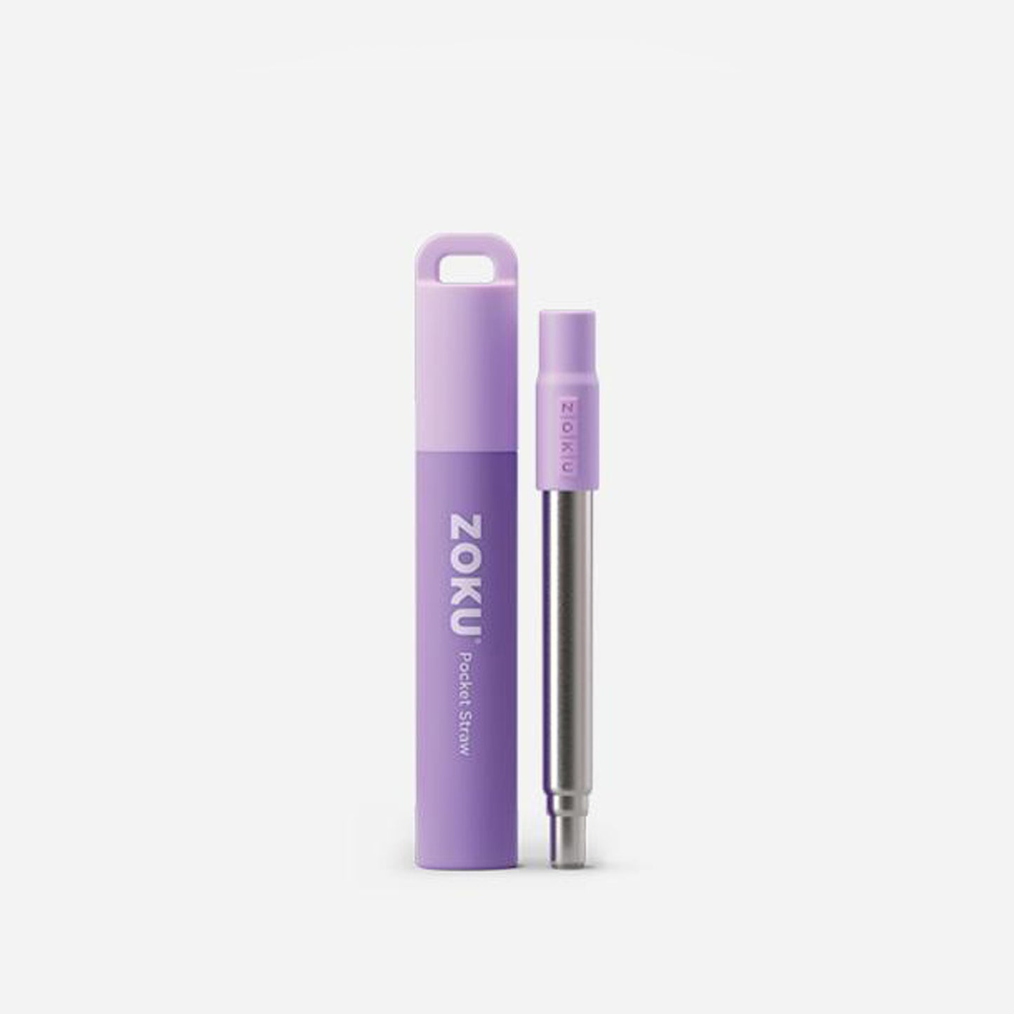 thinKitchen™ Zoku Purple Two Tone Pocket Straw