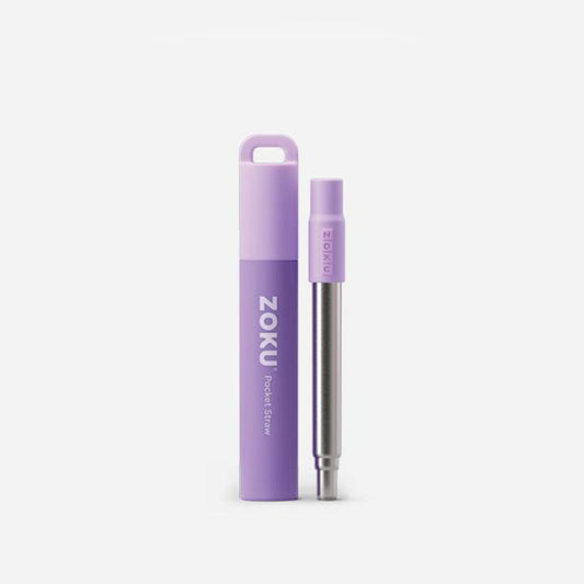 thinKitchen™ Zoku Purple Two Tone Pocket Straw