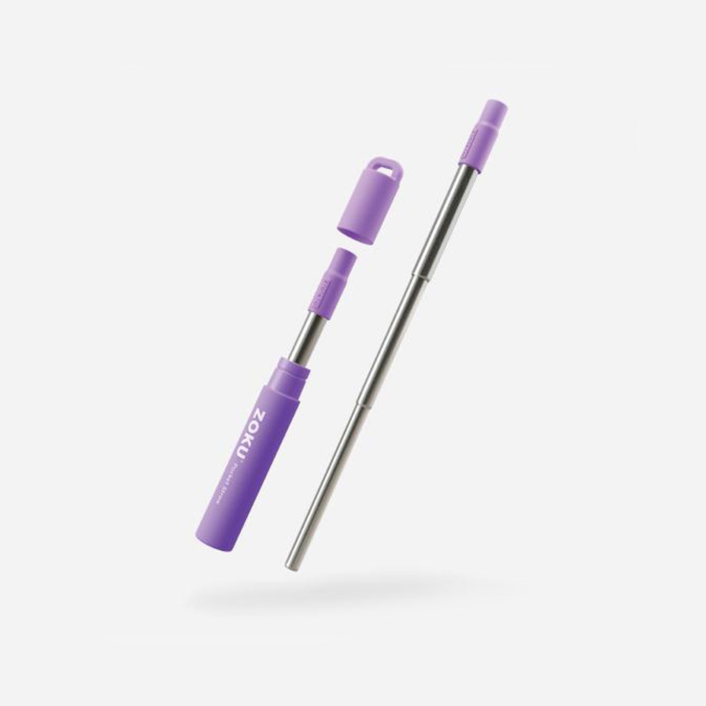 thinKitchen™ Zoku Purple Two Tone Pocket Straw