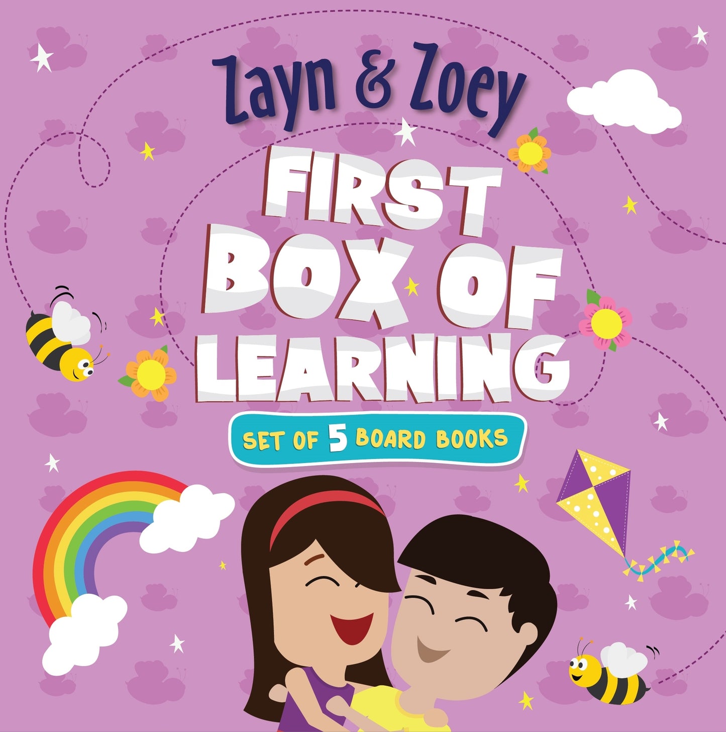 Zayn & Zoey First Box of Learning Set of 5 Board Books