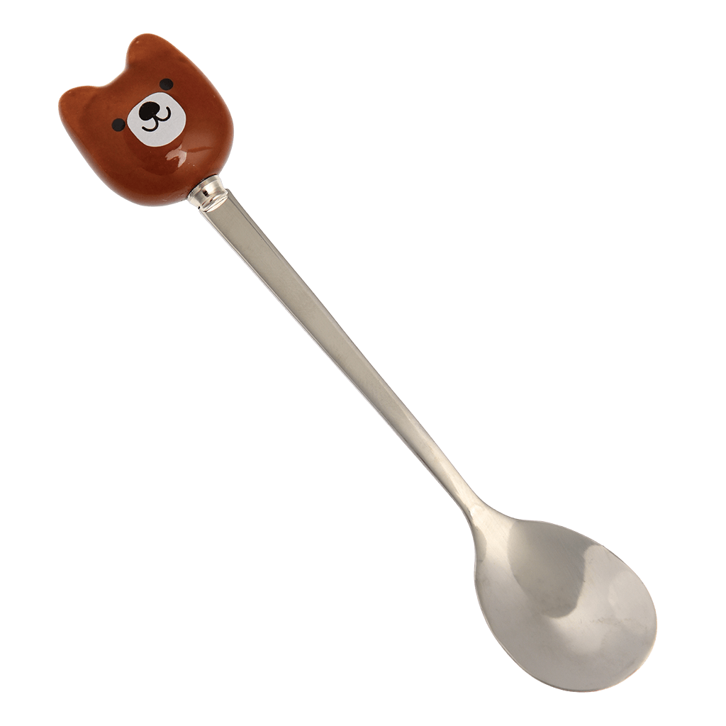 Bruno the Bear Hot Chocolate Spoon