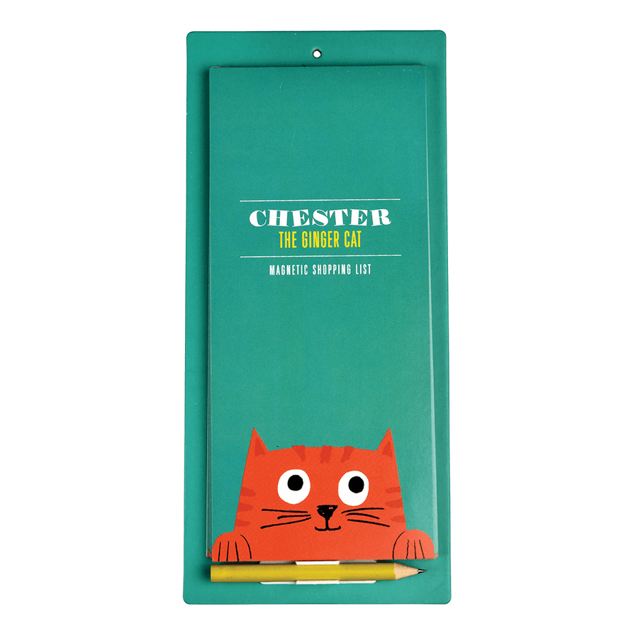 Chester the Cat Magnetic Shopping List