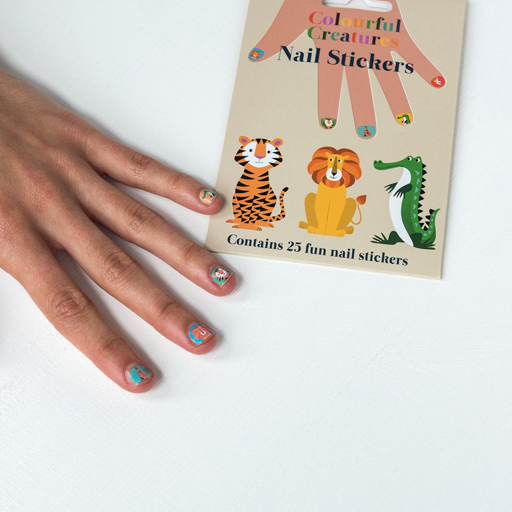 Colourful Creatures Nail Sticker (Pack of 25)