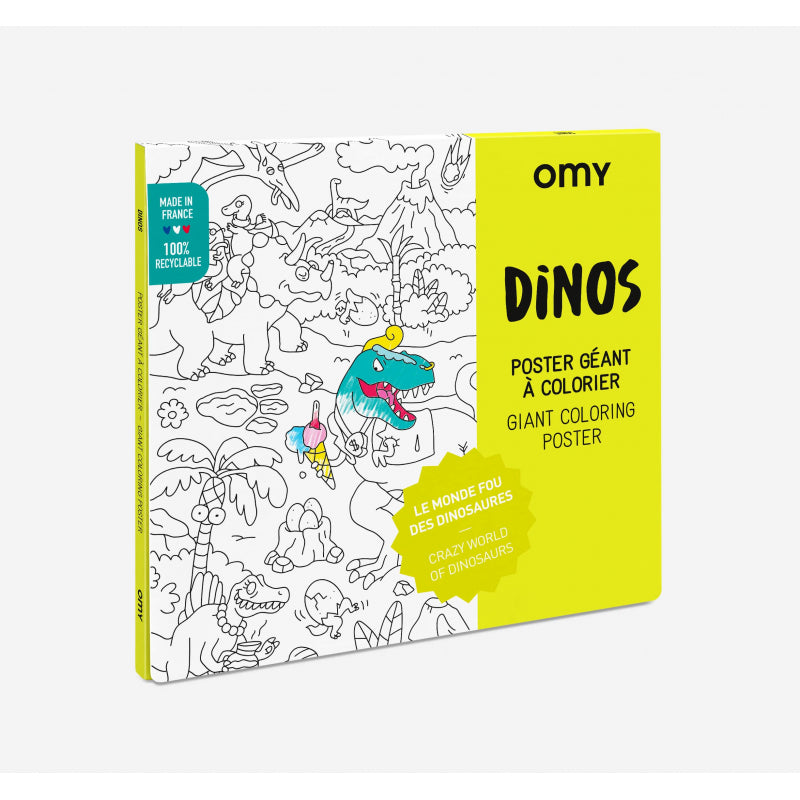 Giant Colouring Poster - Dinos