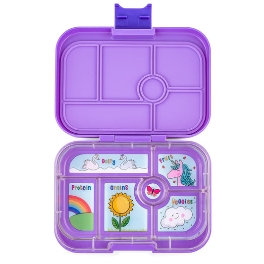 Yumbox 6 Section Original- Dreamy Purple Unicorn