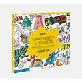 Giant Poster + Stickers - Street Art