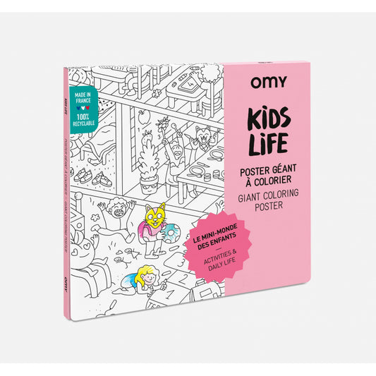 Giant Colouring Poster - Kids Life