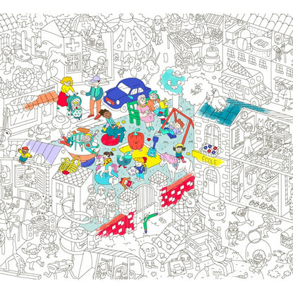 Giant Colouring Poster - Kids Life