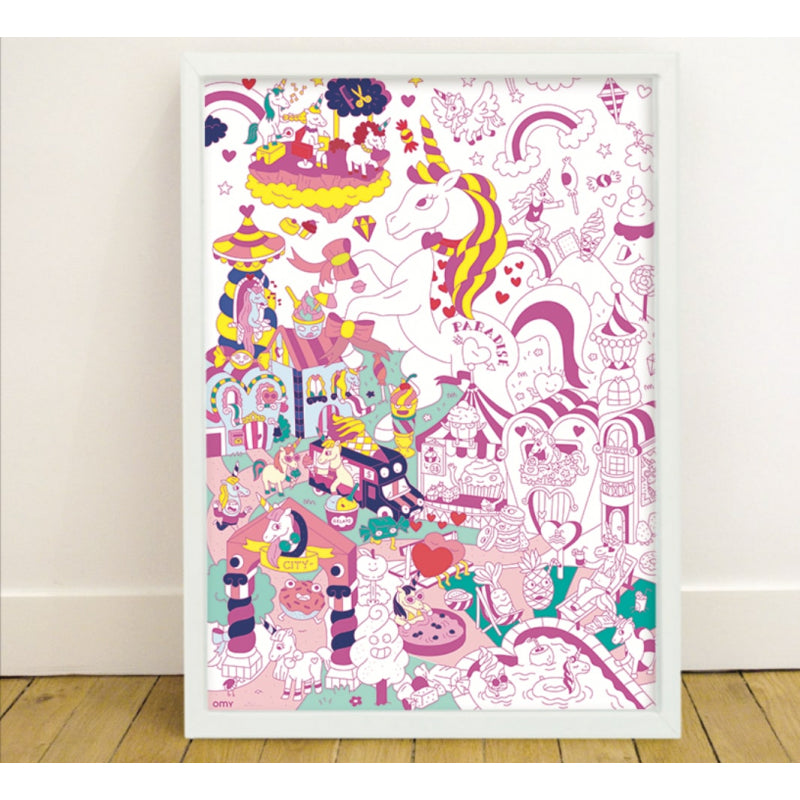 Giant Colouring Poster - Lily