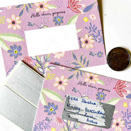 Scratch Off Notes - Floral Fun