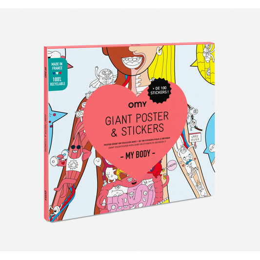 Giant Poster + Stickers - My Body