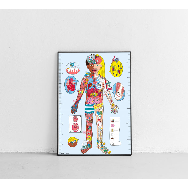 Giant Poster + Stickers - My Body