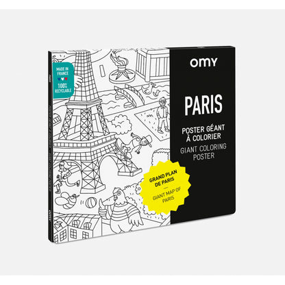 Giant Colouring Poster - Paris