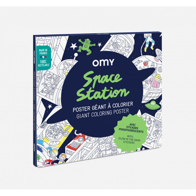 Giant Poster + Stickers - Space Station