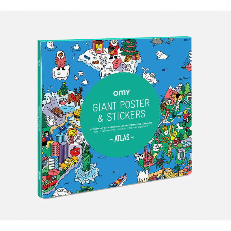 Giant Poster + Stickers - Atlas