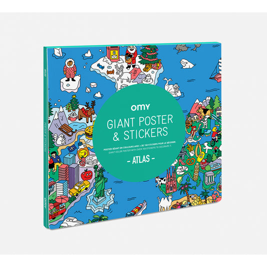 Giant Poster + Stickers - Atlas
