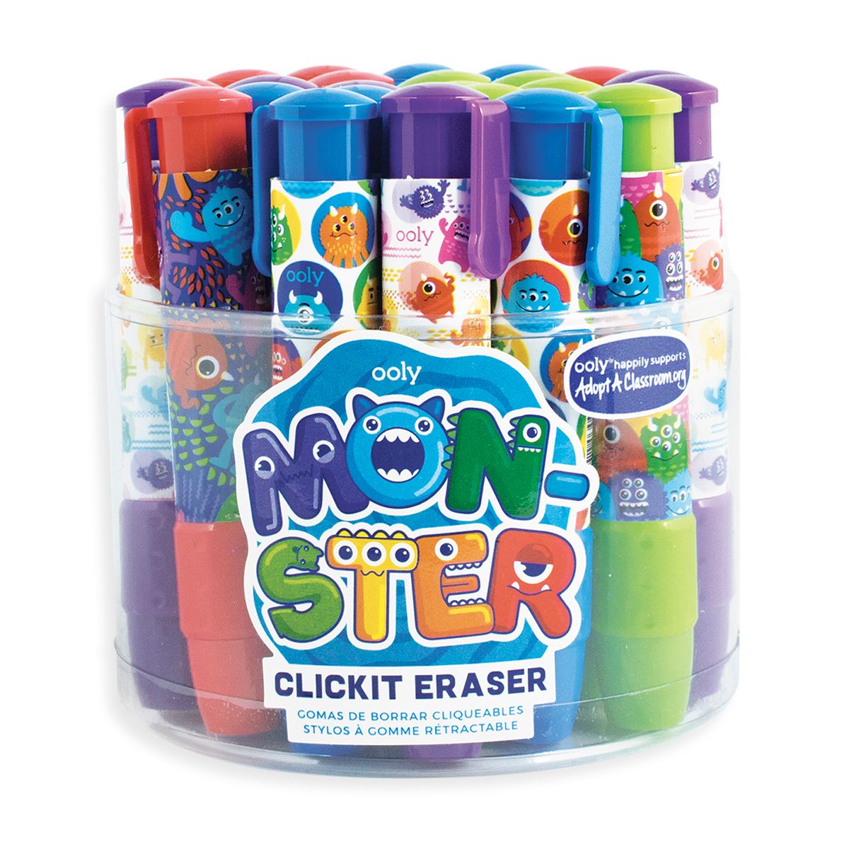Click-it Erasers: Monsters